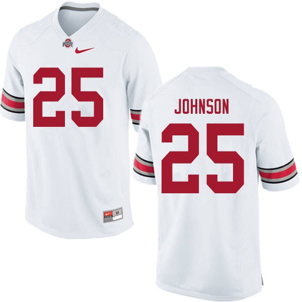 Ohio State Buckeyes #25 Xavier Johnson Men Stitched Jersey White